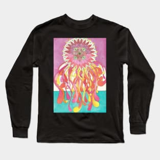 Abstract Watercolor Painting Long Sleeve T-Shirt